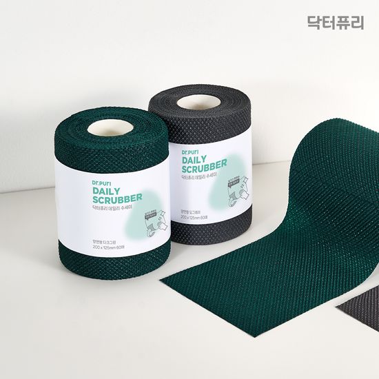 닥터퓨리 일회용수세미 소형 60매 2입/4입 (색상선택)