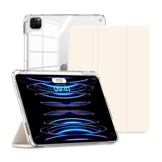 아이패드 프로11 6/5세대 클리어범퍼 펜슬수납 케이스