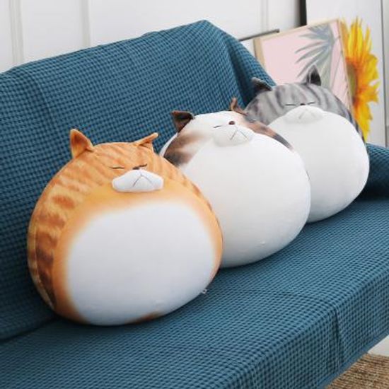 토이웍스 KC정품 뚱냥이 고양이 모찌 애착 인형