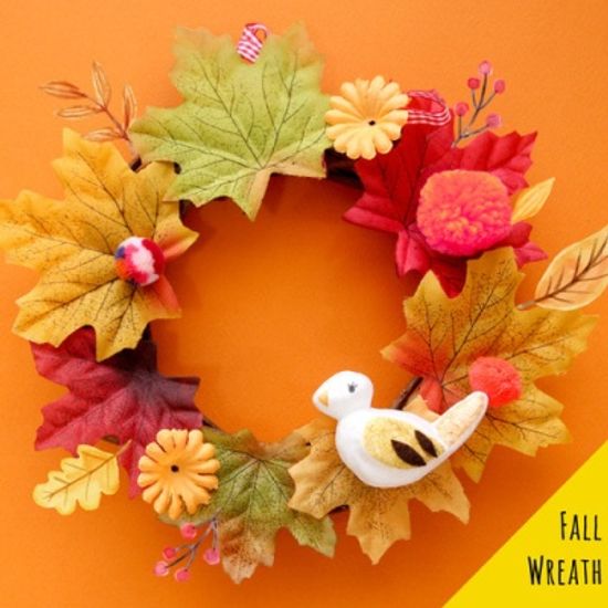 가을 단풍 리스만들기 1set