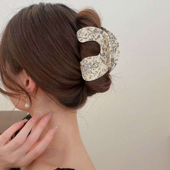 글리터 자개 아크릴 머리핀 집게핀 헤어핀 고정핀