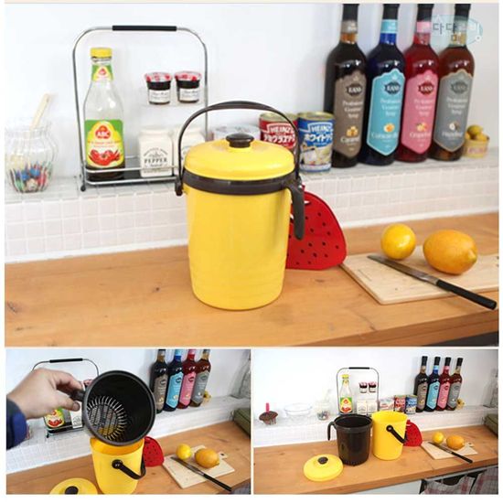 클라비아 음식쓰레기통 4.5L 밀폐용(W1C34F5)