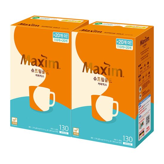 맥심 슈프림골드 커피믹스 260T