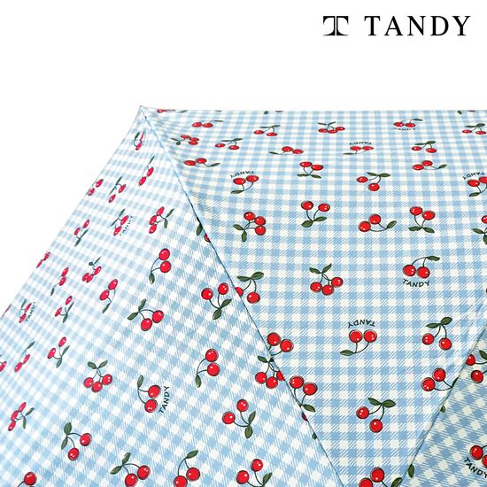 탠디 7K 깅엄체리 초경량 양우산