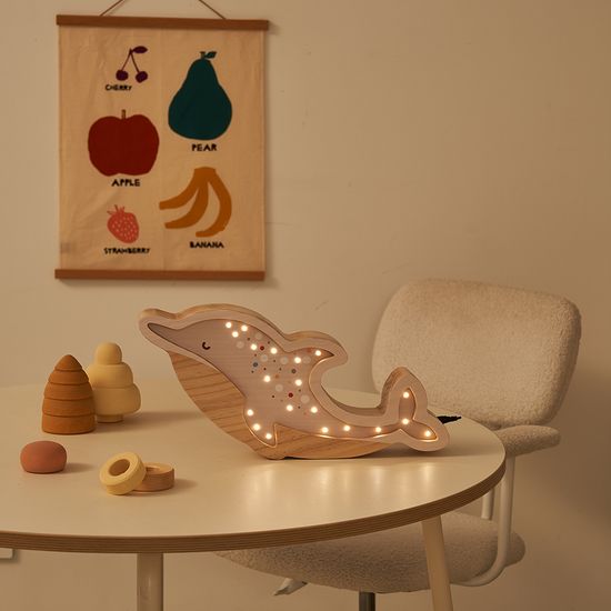 키앤비 돌고래 우든 무드등