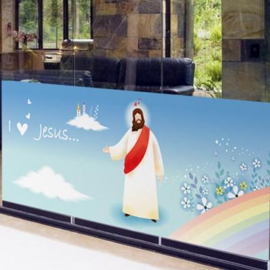 is921-무지개동산예수_불투명유리시트