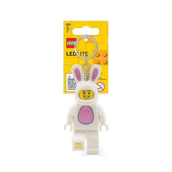 [밤나무] 레고 버니 LED 키체인_화이트 LEDKE73H