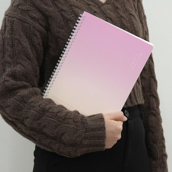 핑크풋 별빛원고지노트(400자)