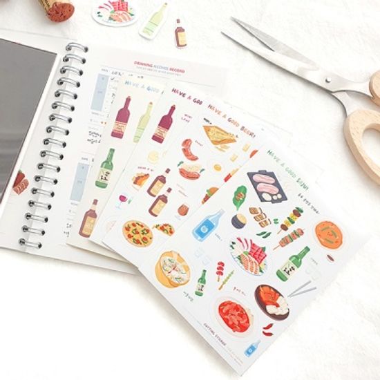 슬기로운 음주생활 스티커 SET (4종)