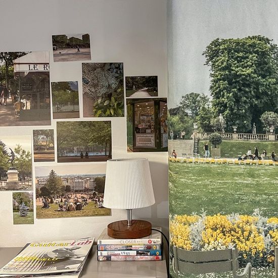 자체제작 - [14장세트] 파리 그린 컬러포인트 유럽시리즈 엽서 포스터