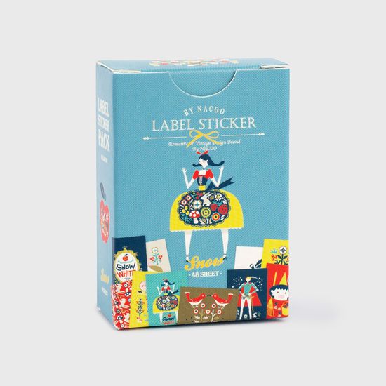 라벨 스티커팩-15 스노우 (천소)