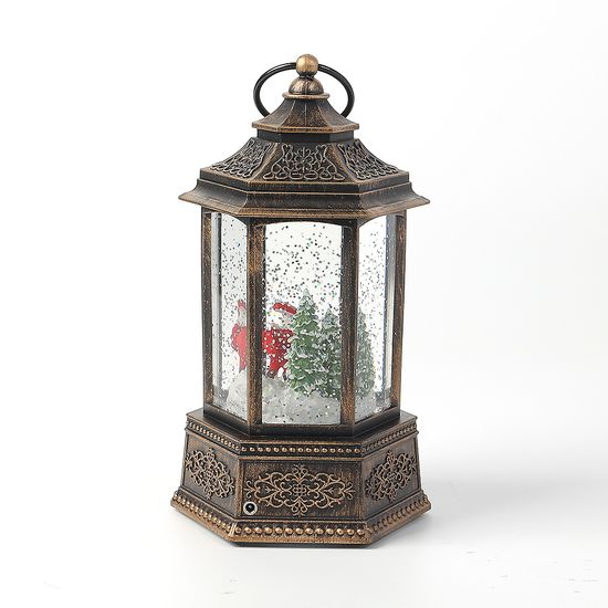 [도토로] LED 크리스마스 스노우볼 오르골(앤틱 랜턴)