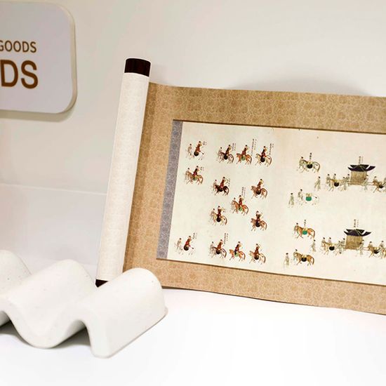 [의궤 전시]미니 두루마리(화성원행차도)