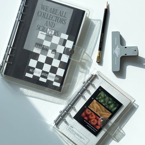 루카랩 A5 19R 6공 포켓 PVC 다이어리 커버