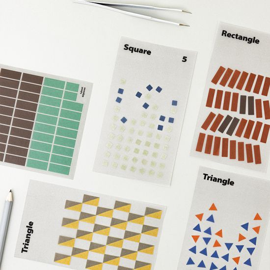 라이프앤피시스 도형 스티커 세트 (삼각/사각)