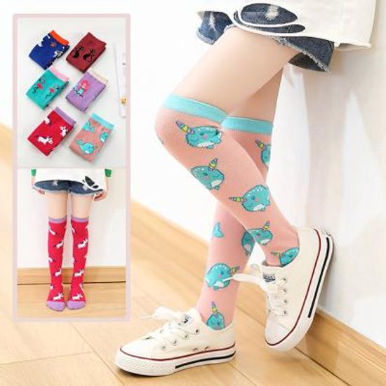 파베르 유아 키즈 어린이 아동양말 일러스트 반스타킹