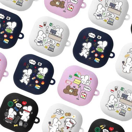 버즈 2 버즈FE 프로 케이스 말풍선(소프트)