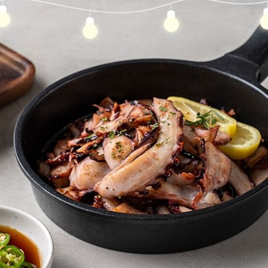 부드럽운 가문어살 슬라이스 오족 200g(버터포함)