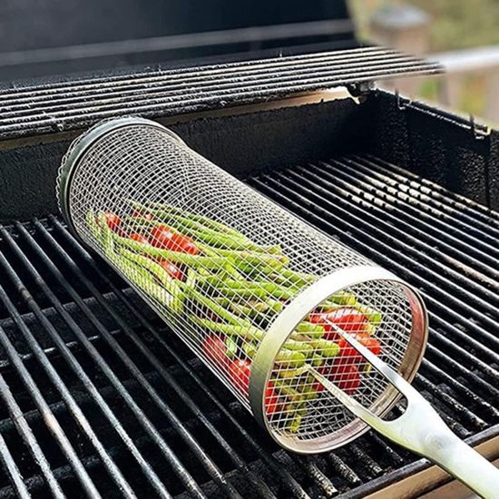 캠핑 바비큐 원통 그릴(30cm) BBQ통