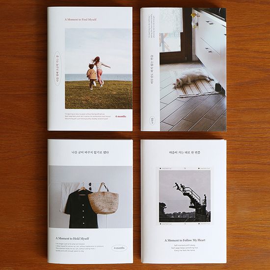 (만년형) 마음사진 6개월 먼슬리 다이어리(포토 감성)