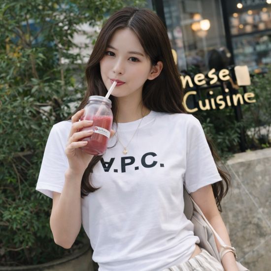 아페쎄 V.P.C 빅로고 반팔티셔츠
