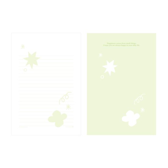 디자인편지지 심플편지지 추억조각1편지지