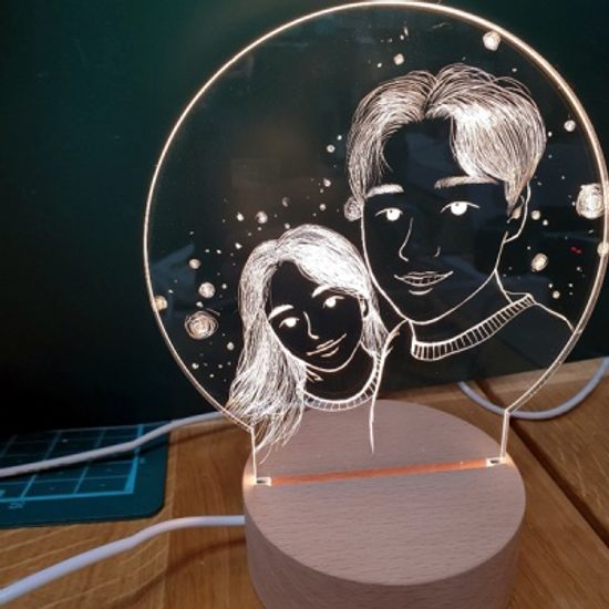 LED조명등 만들기 DIY 키트 (밝기조절)