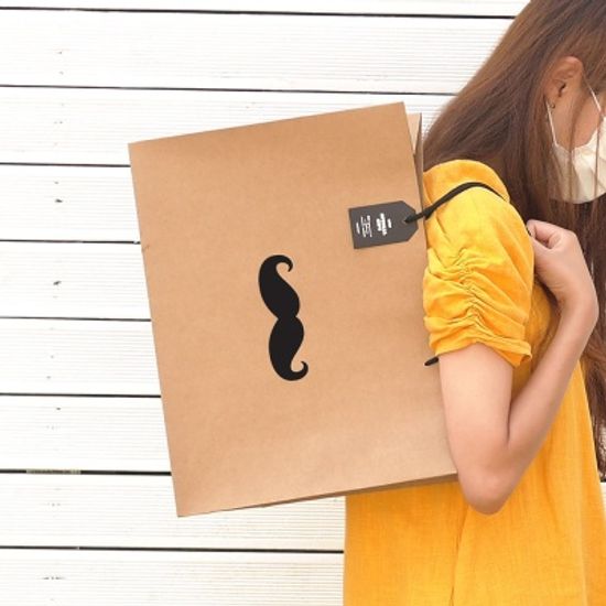 봉주르 크라프트 쇼핑백
