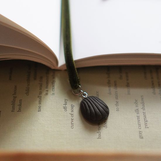 [선물포장] 블랙 마들렌 Bookmark 북마크 책갈피