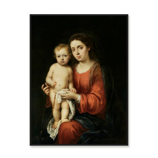 무리요 - 성모자와 로사리오 