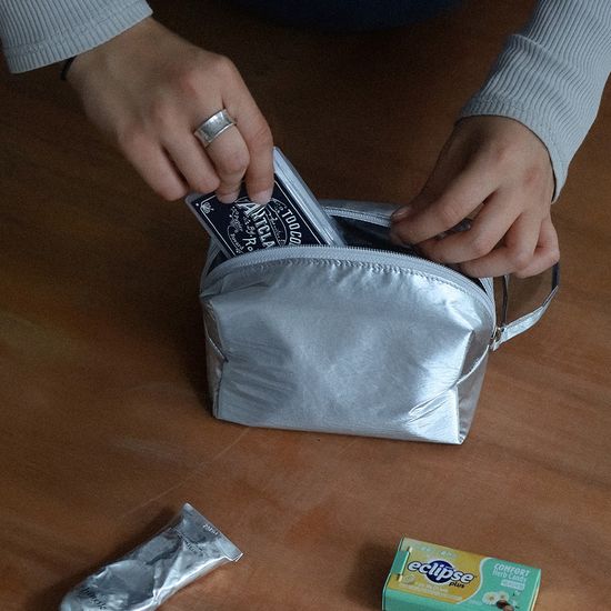 소프트 스퀘어 파우지 3 Sizes 3 Colors