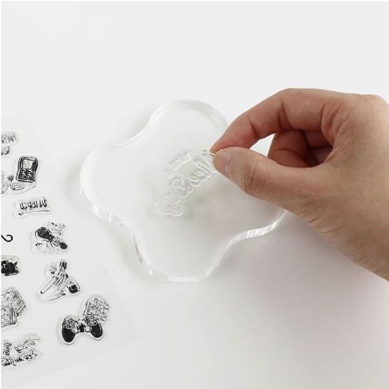 [BGM]다꾸-클리어 스탬프(베이스_아크릴블록)/4종류