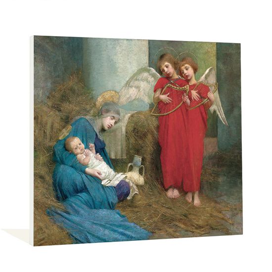 마리안 스톡스 - 아기 예수를 기쁘게 맞이하는 천사들
