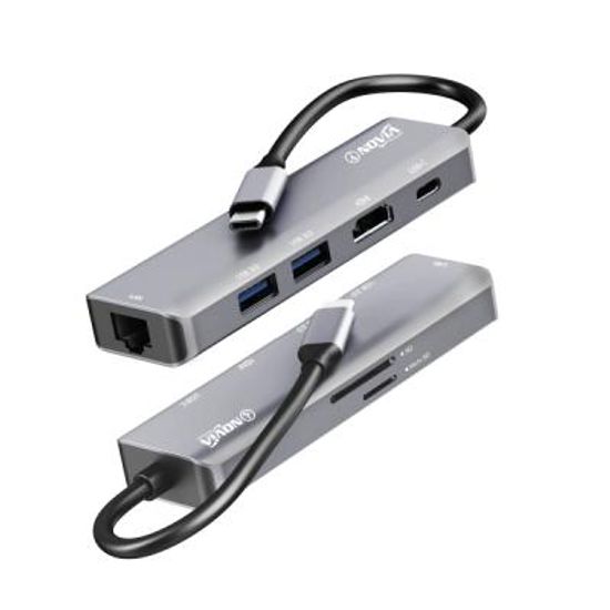 아이노비아 USB C타입 7in1 HDMI 4K 미러링 멀티허브