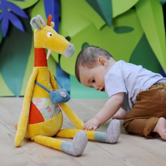 에불로보 프랑스 국민 애착인형 벨헤드 큰 기린