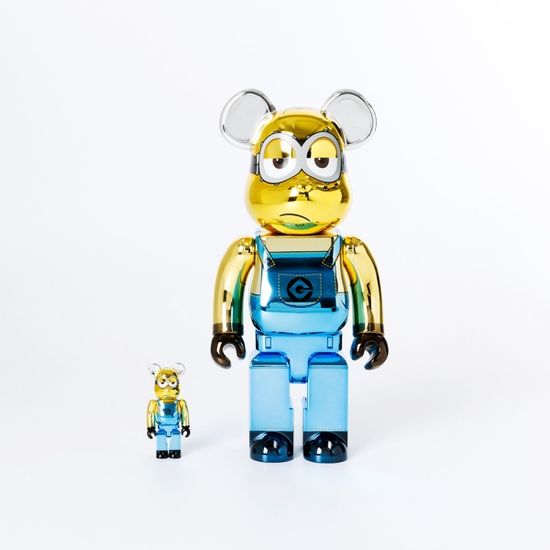 400%+100% BEARBRICK KEVIN Chrome Ver.(2303013)