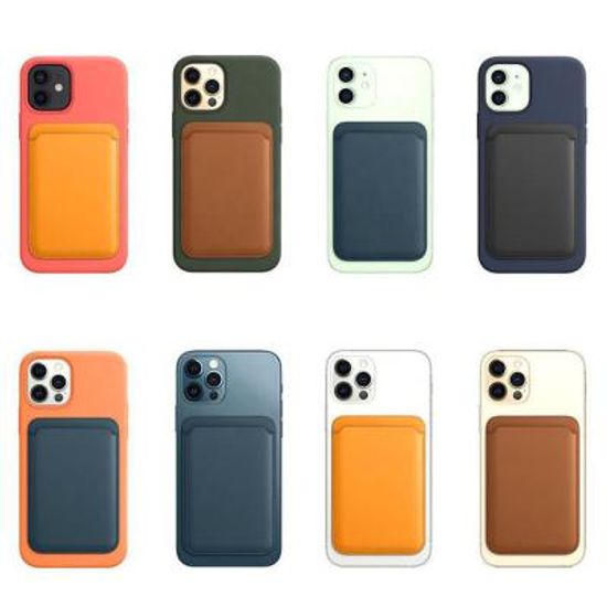 아이폰12미니 맥세이프 가죽 카드지갑_블랙