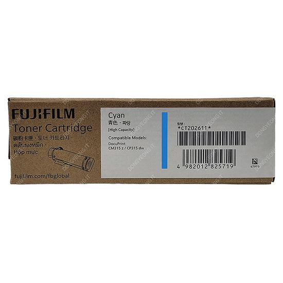 Fuji 정품  DocuPrint CP315 dw 파랑 대용량 CT202611