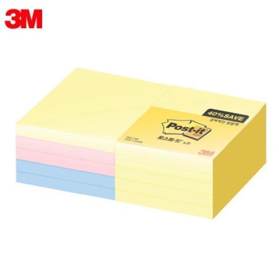3M 포스트잇 노트 알뜰팩 654-10A [00031893]