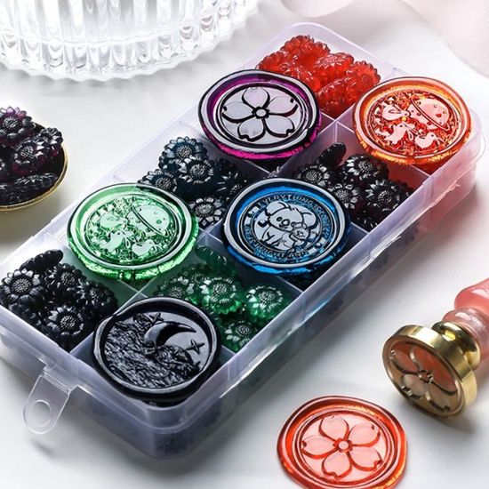 실링왁스 비즈 아이스 투명한 비즈  씰링왁스