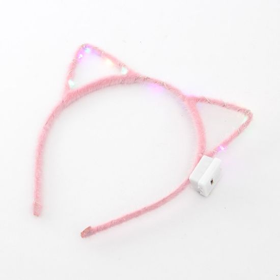LED 큐티 고양이 머리띠 점멸 이벤트용 동물머리띠