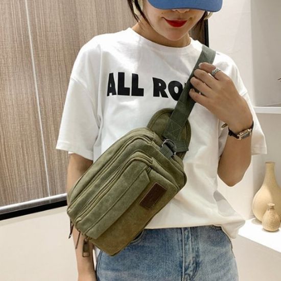 옥스포드원단 여행용 슬림 힙색 3color