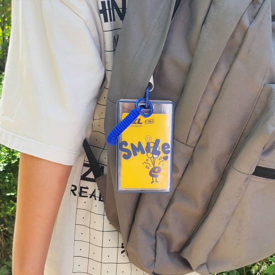 비팬시 헬로스마일 투명아크릴 카드케이스 