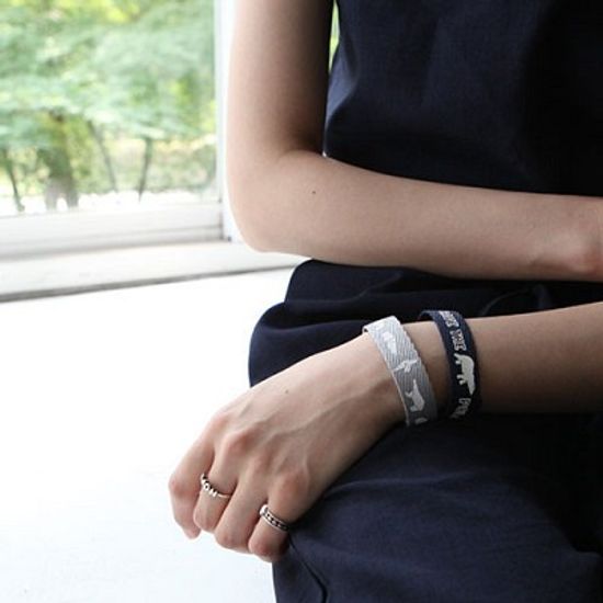 멸종위기동물알림팔찌 Fabric ver. 2