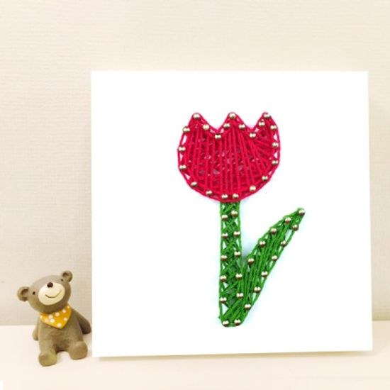 꼬마 튤립 스트링아트 만들기 패키지 DIY