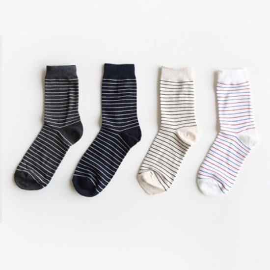 [SOCKS SENSE SET] 패션/남/스트라이프/MIX/7입