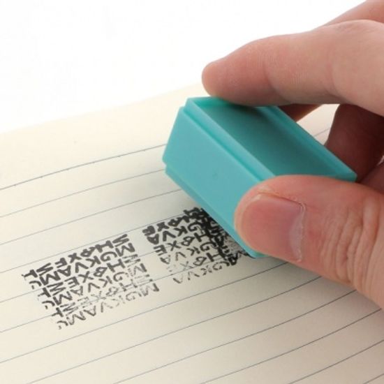 송장 주소가리기 롤러스탬프 4p세트 (3color)