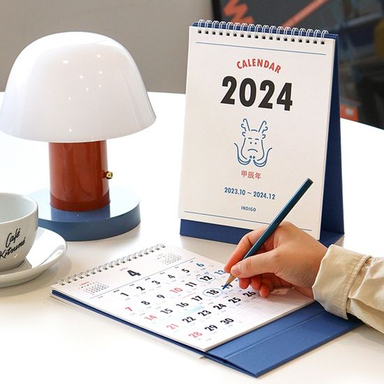 2024 루나 옛날 탁상 달력 (데스크 캘린더)