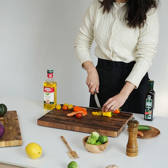 엔젤쿡 엔드그레인 호두나무 나무도마 AGC-WC130