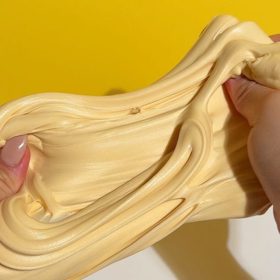 [젤시스] 커스터드 푸딩 슬라임 / 쫀득말랑 점토섞기 